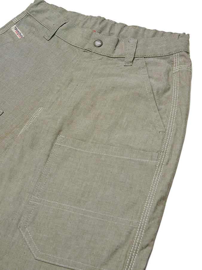 Diesel Kids Bermuda con Tasche Verde/Grigio per Bambini