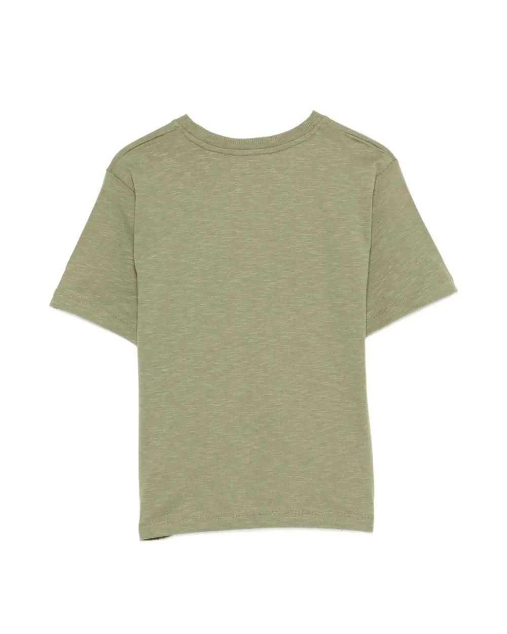 Moschino Kids T-shirt Verde Oliva con Logo e Teddy Bear per Bambini