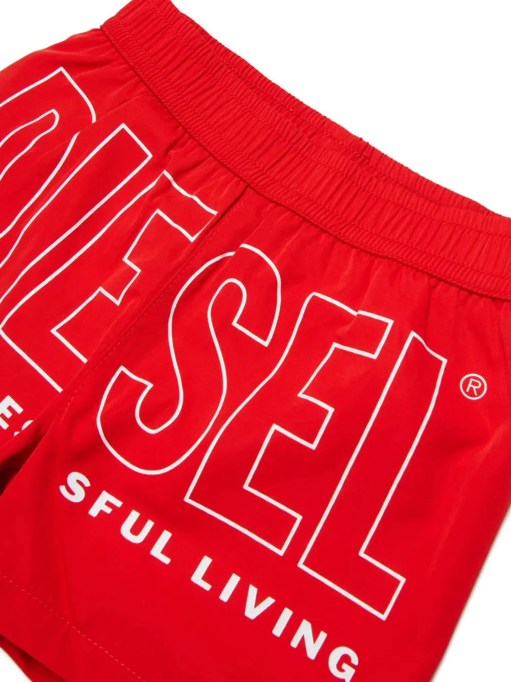 Diesel Kids Costume Rosso con Logo per Neonati