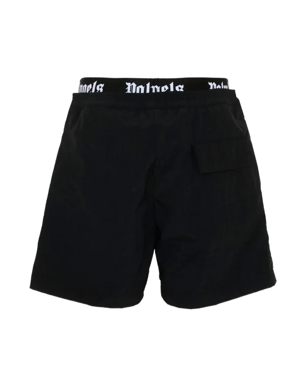 Palm Angels Kids Costume Nero con Banda Logata per Bambini
