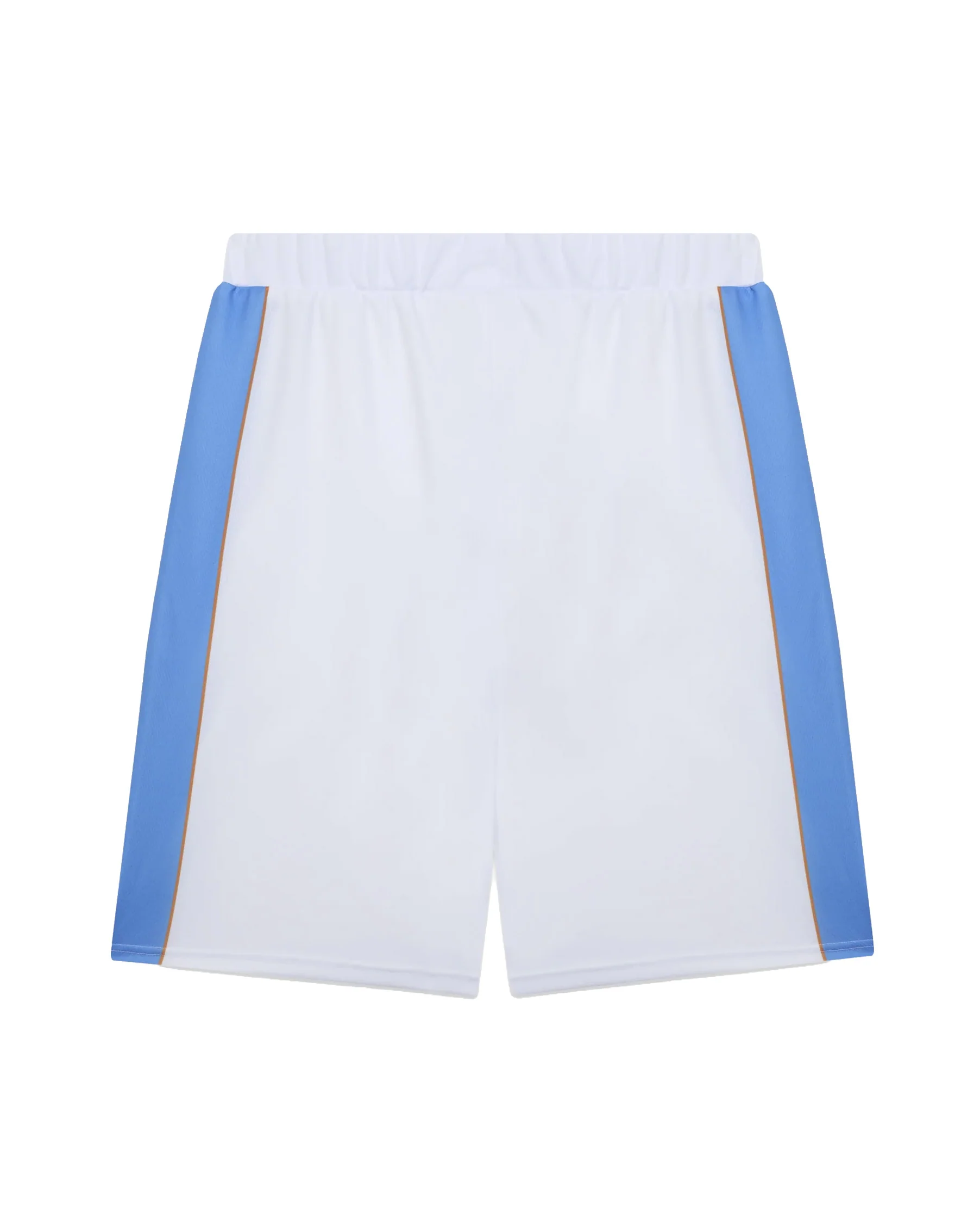 Gcds Kids Bermuda Bianco e Blu con Logo per Bambini