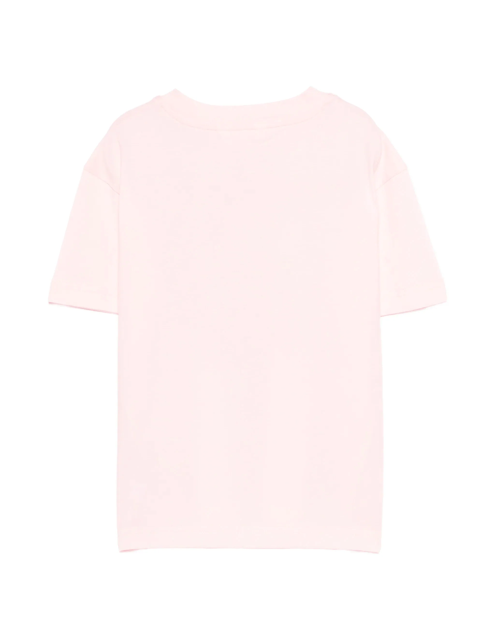 Palm Angels Kids T-Shirt Rosa con Logo Teddy per Bambine