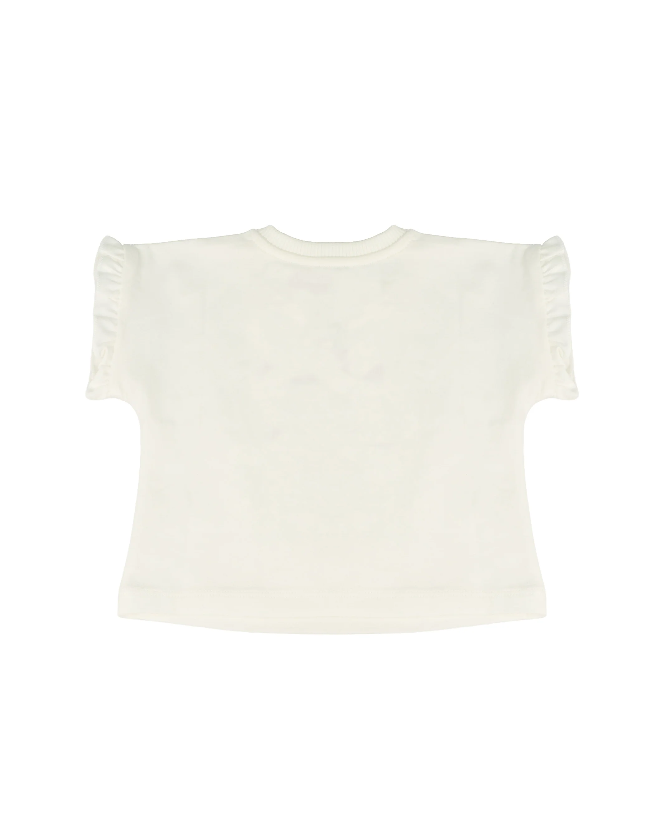 Moschino Kids T-Shirt con Teddy Bear Bianco per Neonate