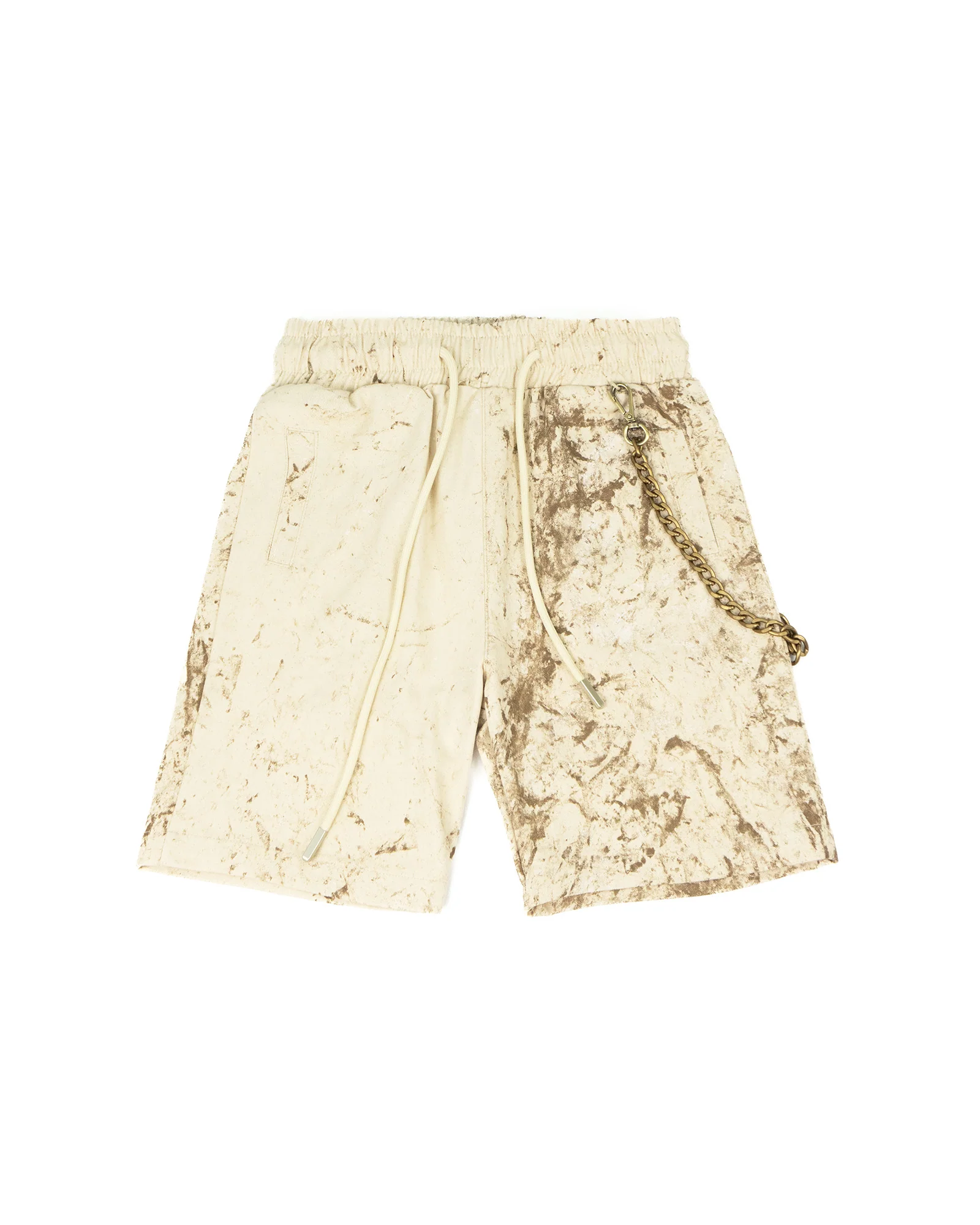 Yes London Kids Bermuda Beige Maltinto con Applicazione per Bambini