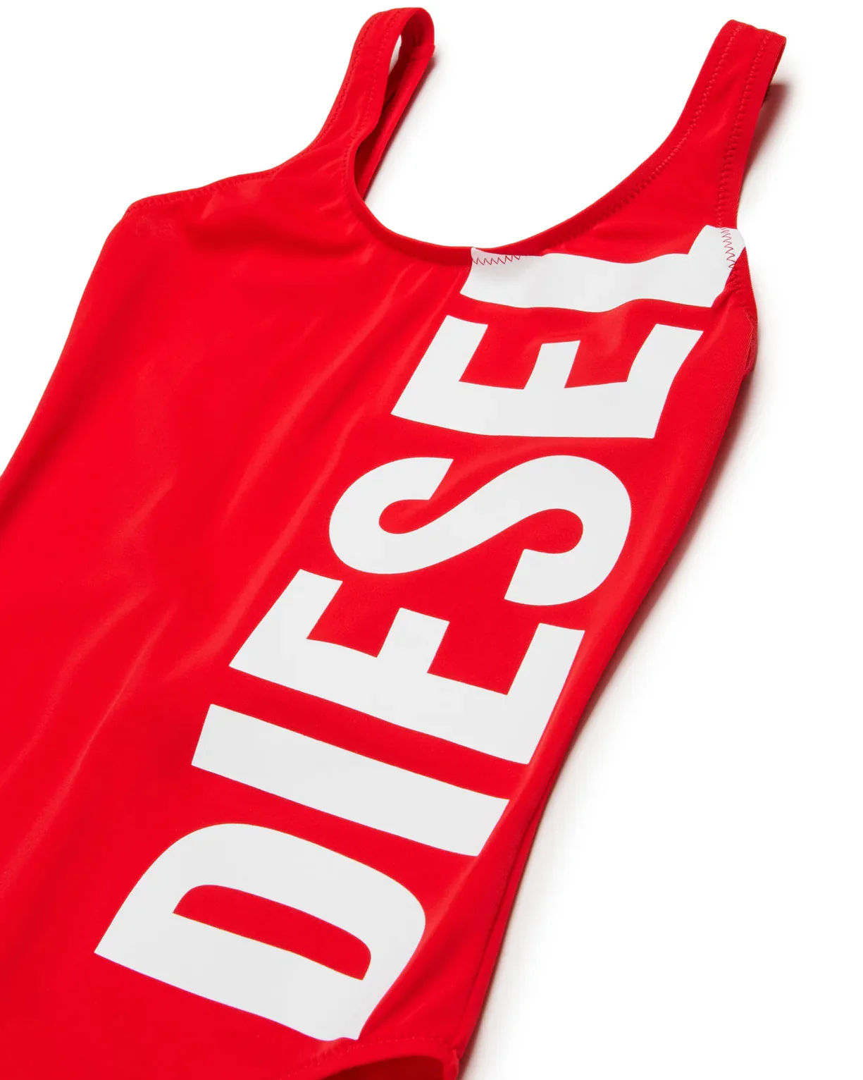 Diesel Kids Costume Rosso con Stampa Logo per Bambine