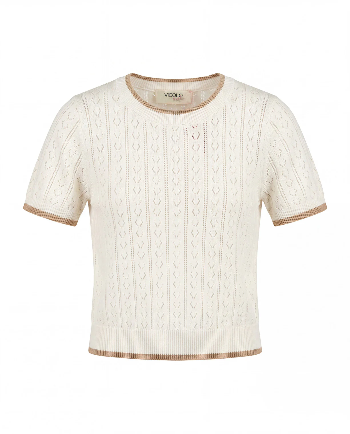 Vicolo Kids T-Shirt Milk in Maglia per Bambine