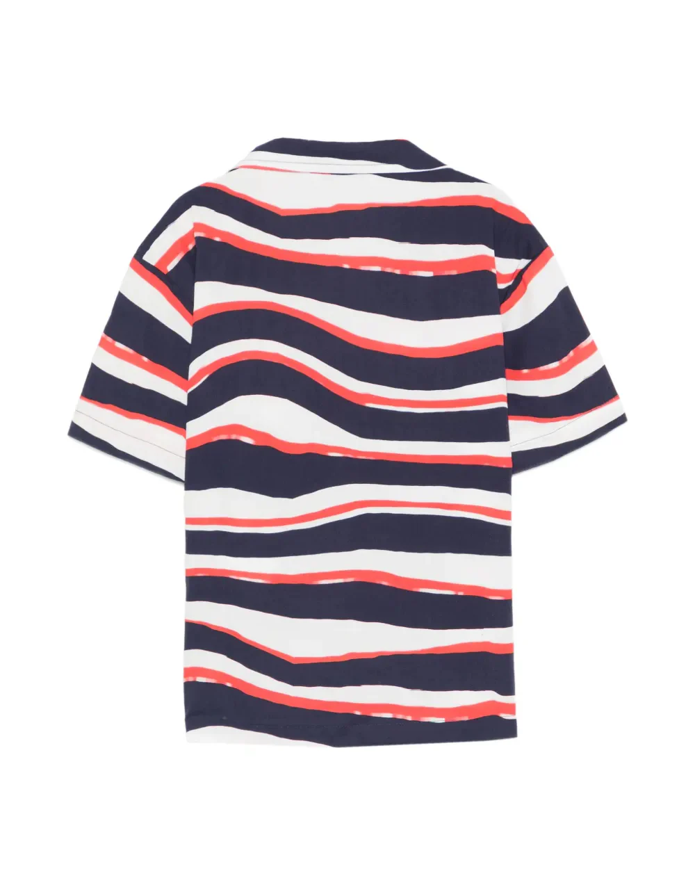 Msgm Kids Camicia Blu a Fantasia per Bambini