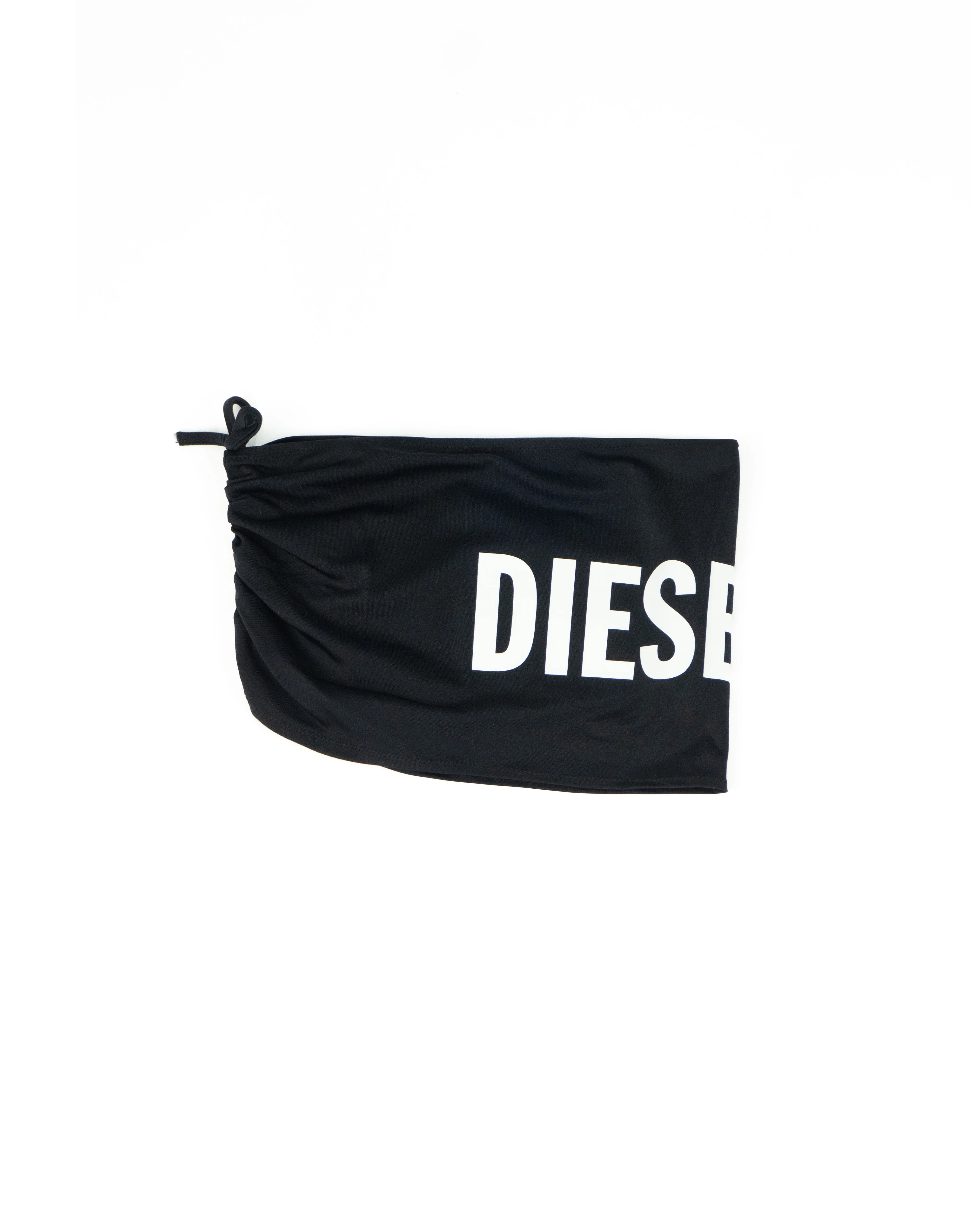 Diesel Kids Gonna Copricostume Nero con Logo per Bambine