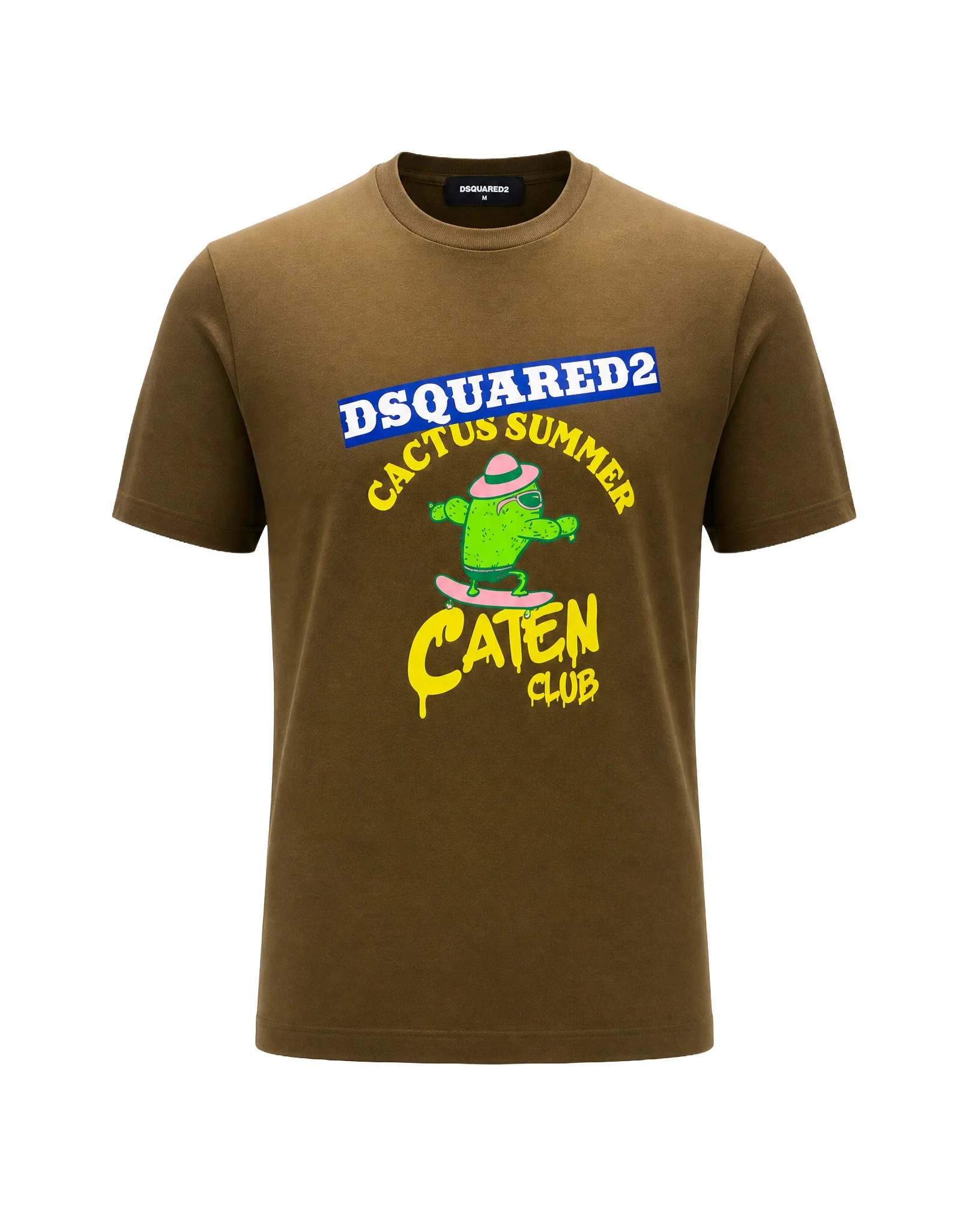 Dsquared Kids T-shirt Verde con Stampa per Bambini