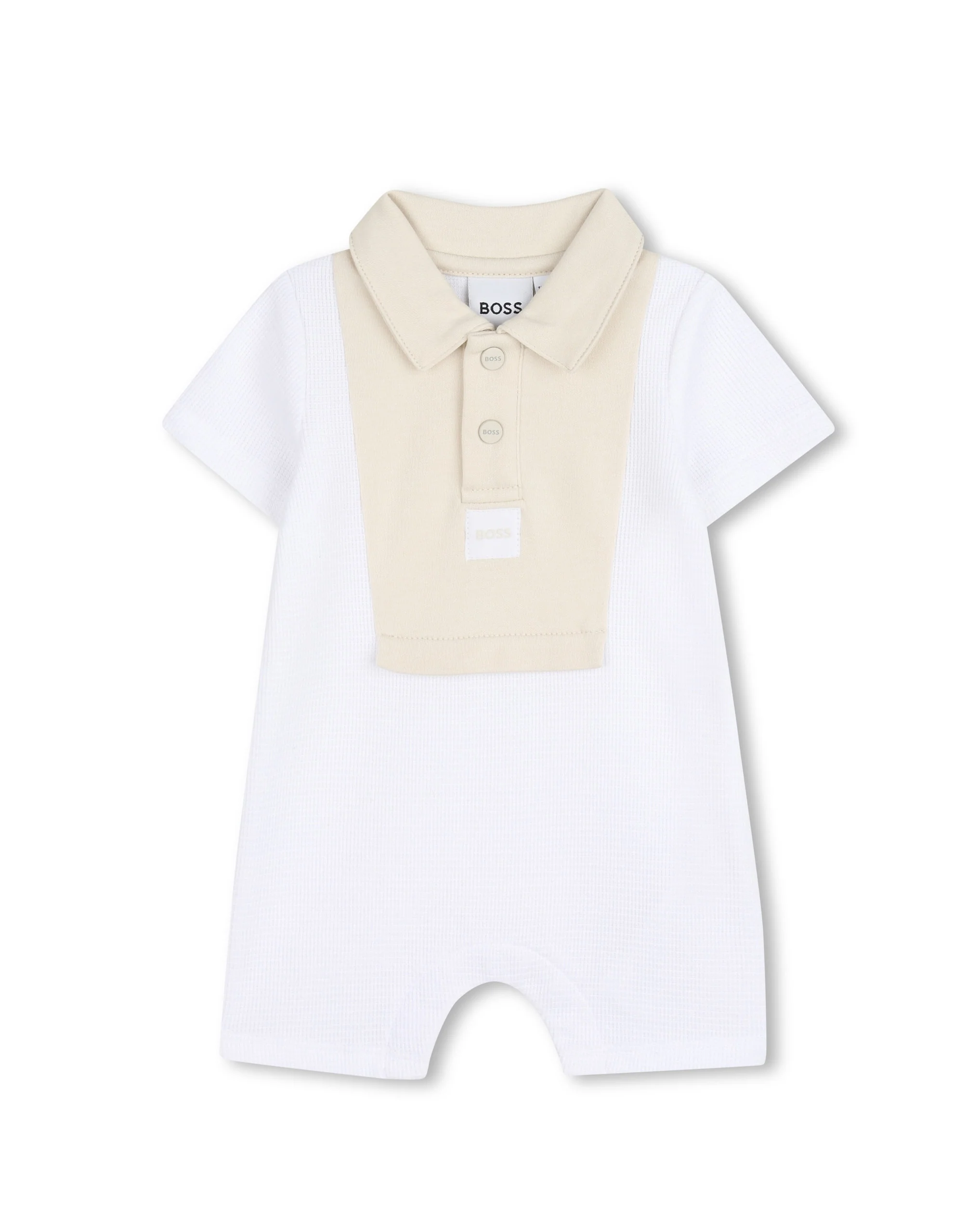 Boss Kids Tutina Bianco/Beige per Neonati