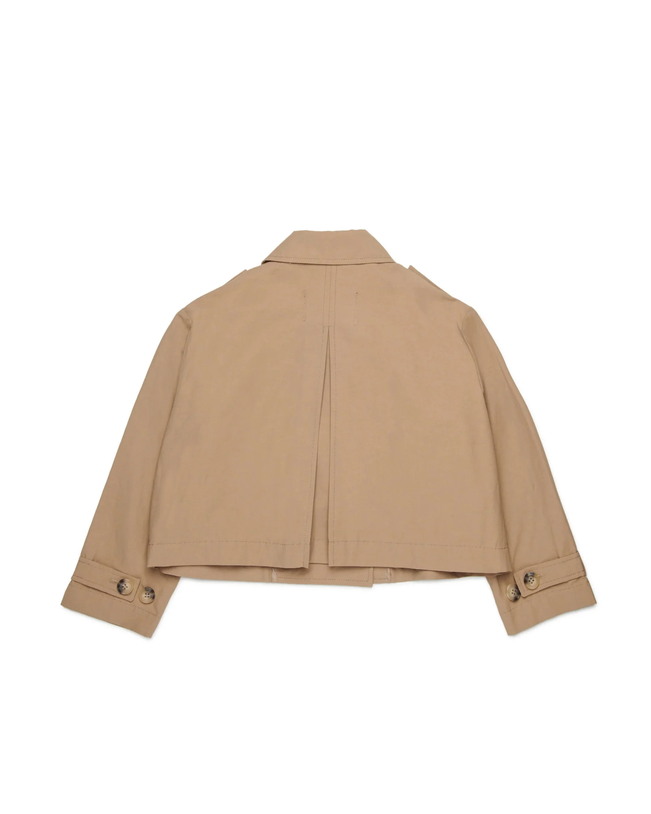 Max & Co Giacca in Denim Beige Cropped per Bambine