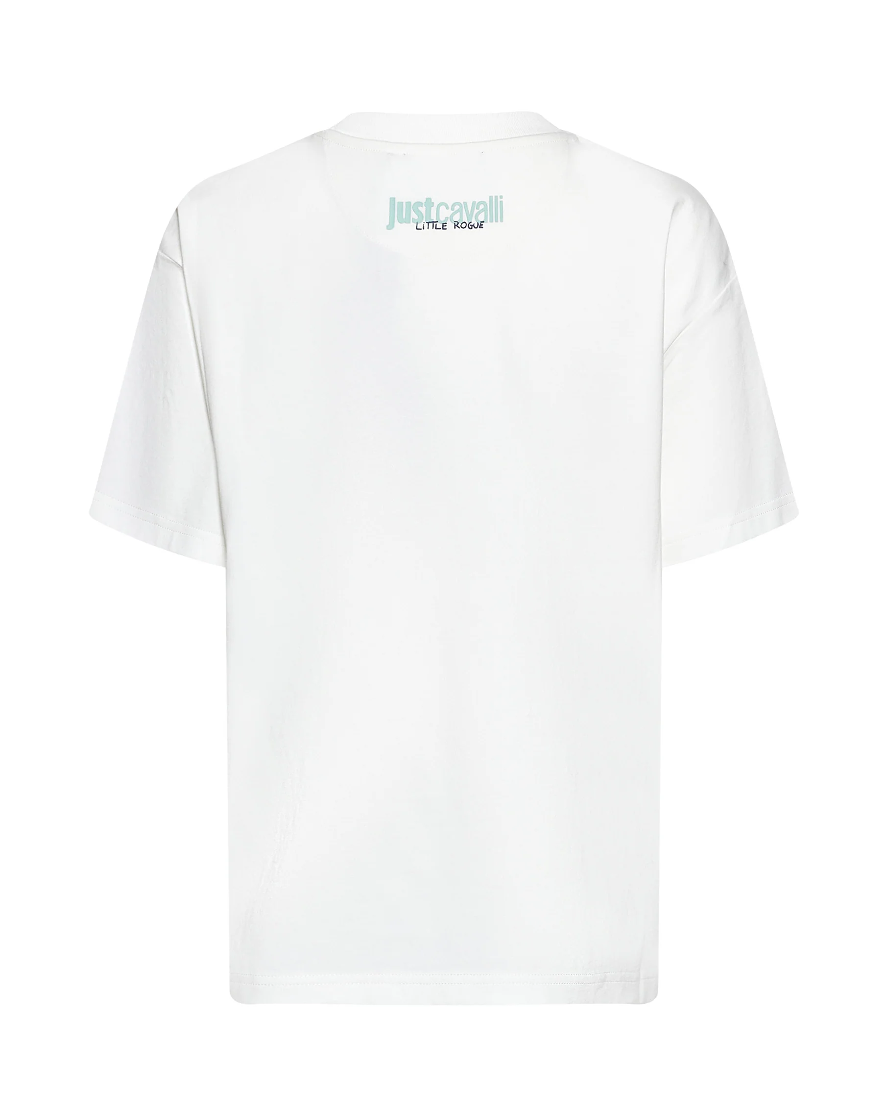 Just Cavalli Kids T-Shirt Pristine con Logo Fantasia per Bambine