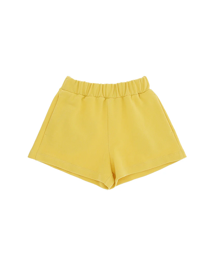 Elisabetta Franchi La Mia Bambina Short Sun con Dettaglio Logo Oro per Bambine