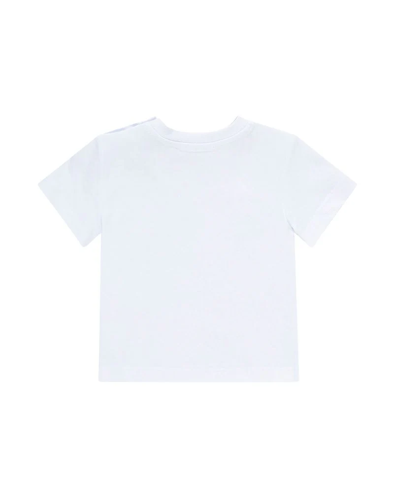 Iceberg Kids T-Shirt Bianco con Logo per Neonati