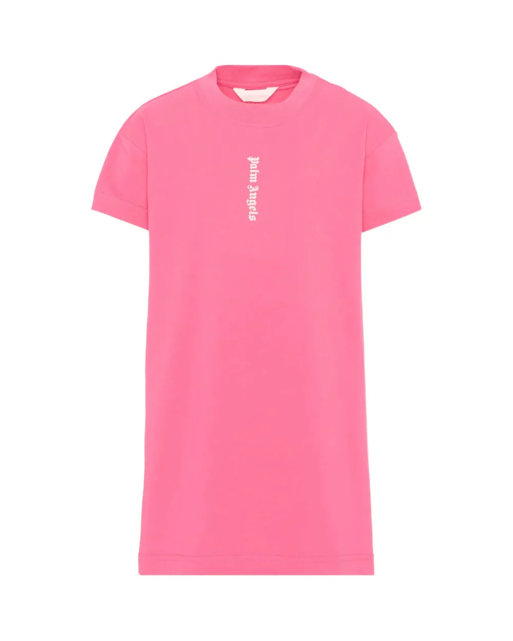 Palm Angels Kids Abito Rosa con Logo Bianco per Bambine