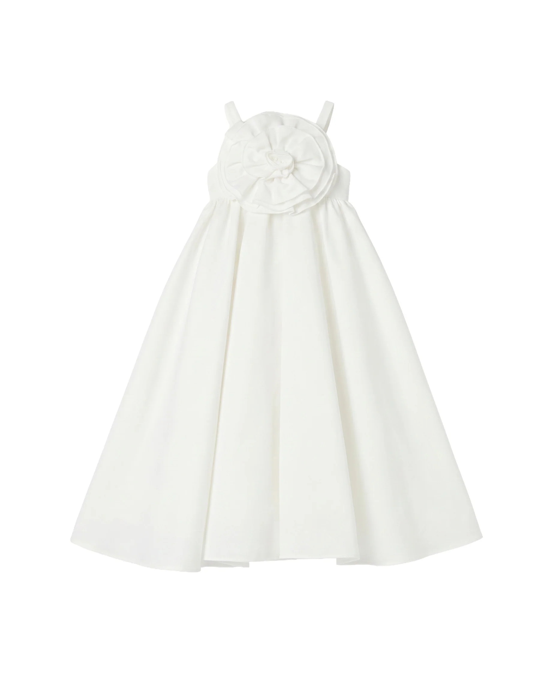 Vicolo Kids Abito Off-White con Fiore per Bambine