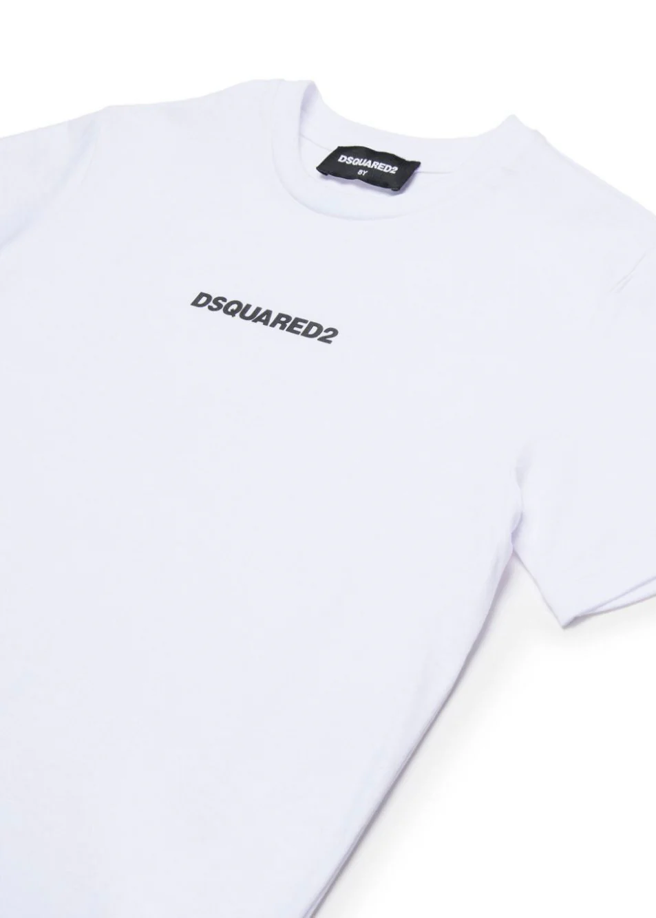 Dsquared2 Kids T-shirt Bianca con Stampa Logo per Bambini