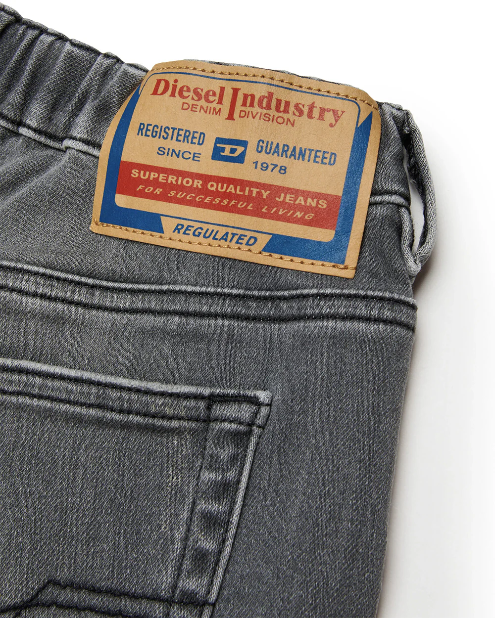 Diesel Kids Bermuda in Denim Scuro per Bambini