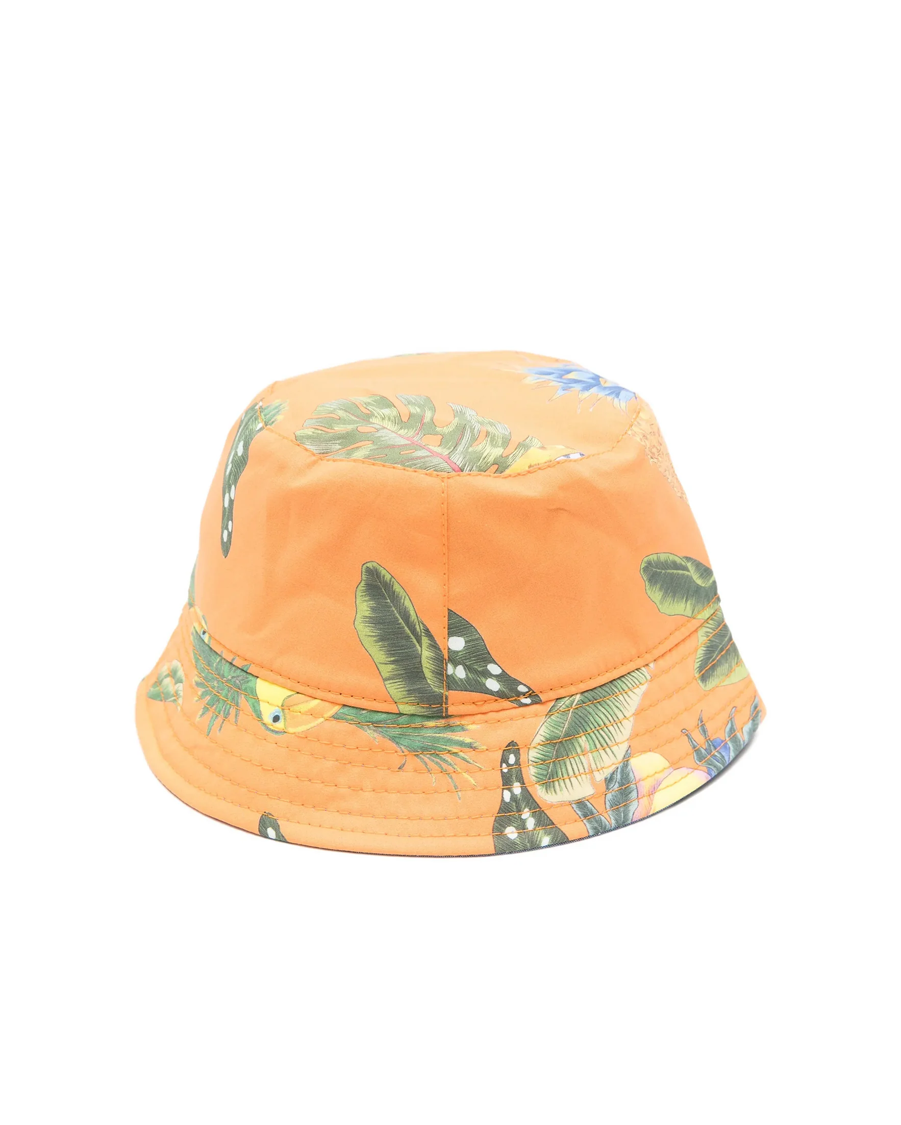 Roberto Cavalli Kids Bucket a Fantasia Arancio per Neonati