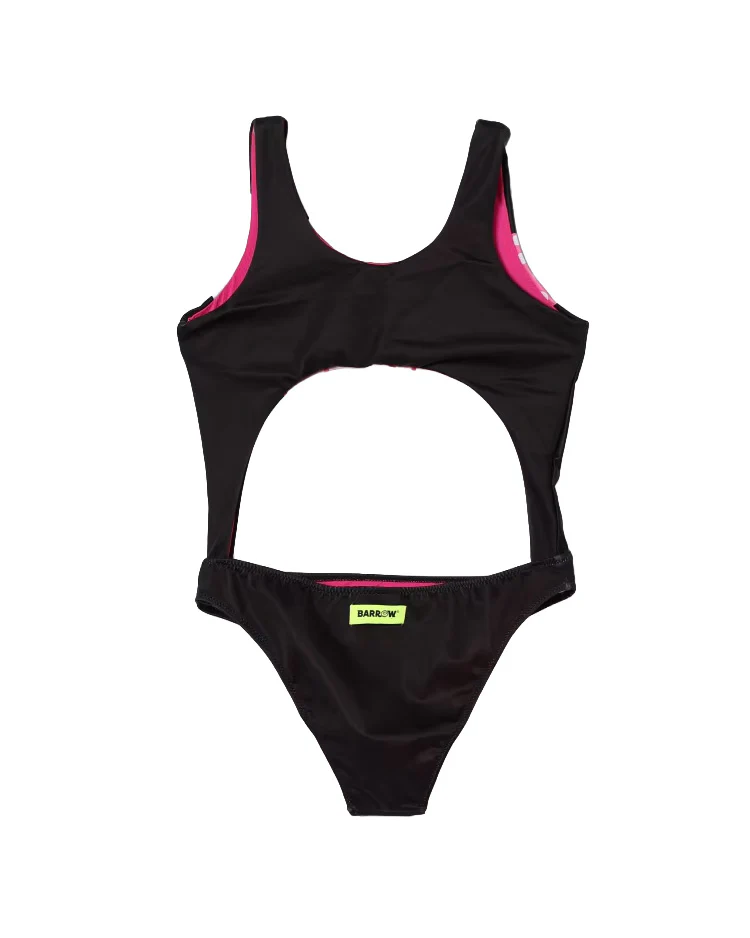 Barrow Kids Costume Intero Nero Fantasia Logo per Bambine