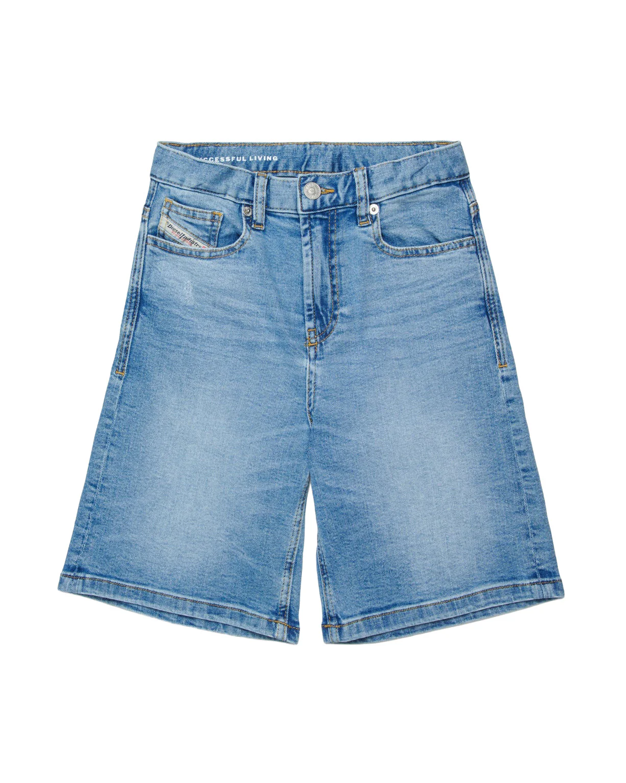 Diesel Kids Bermuda in Denim per Bambini