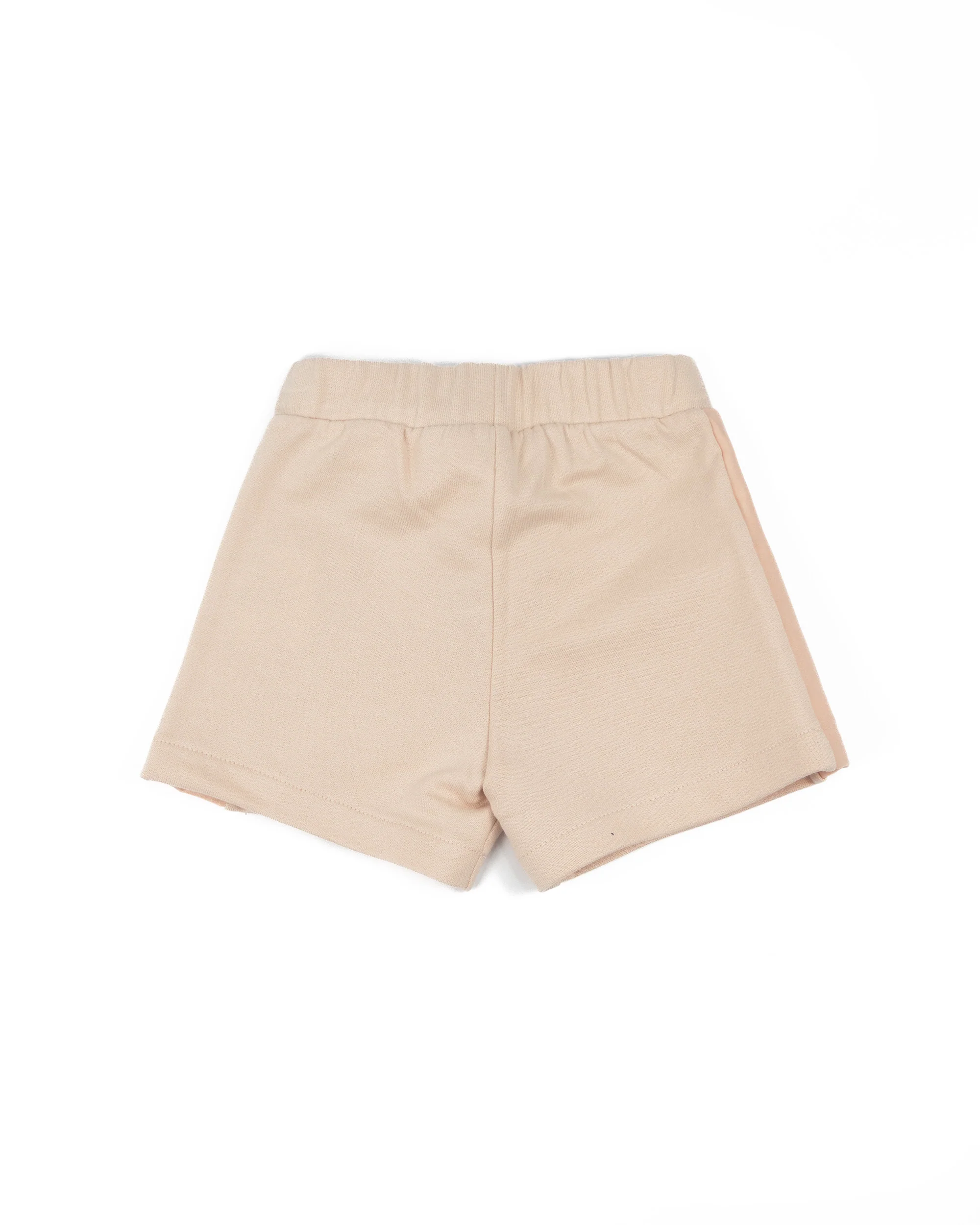 Elisabetta Franchi La Mia Bambina Bermuda Rosa con Logo per Neonate