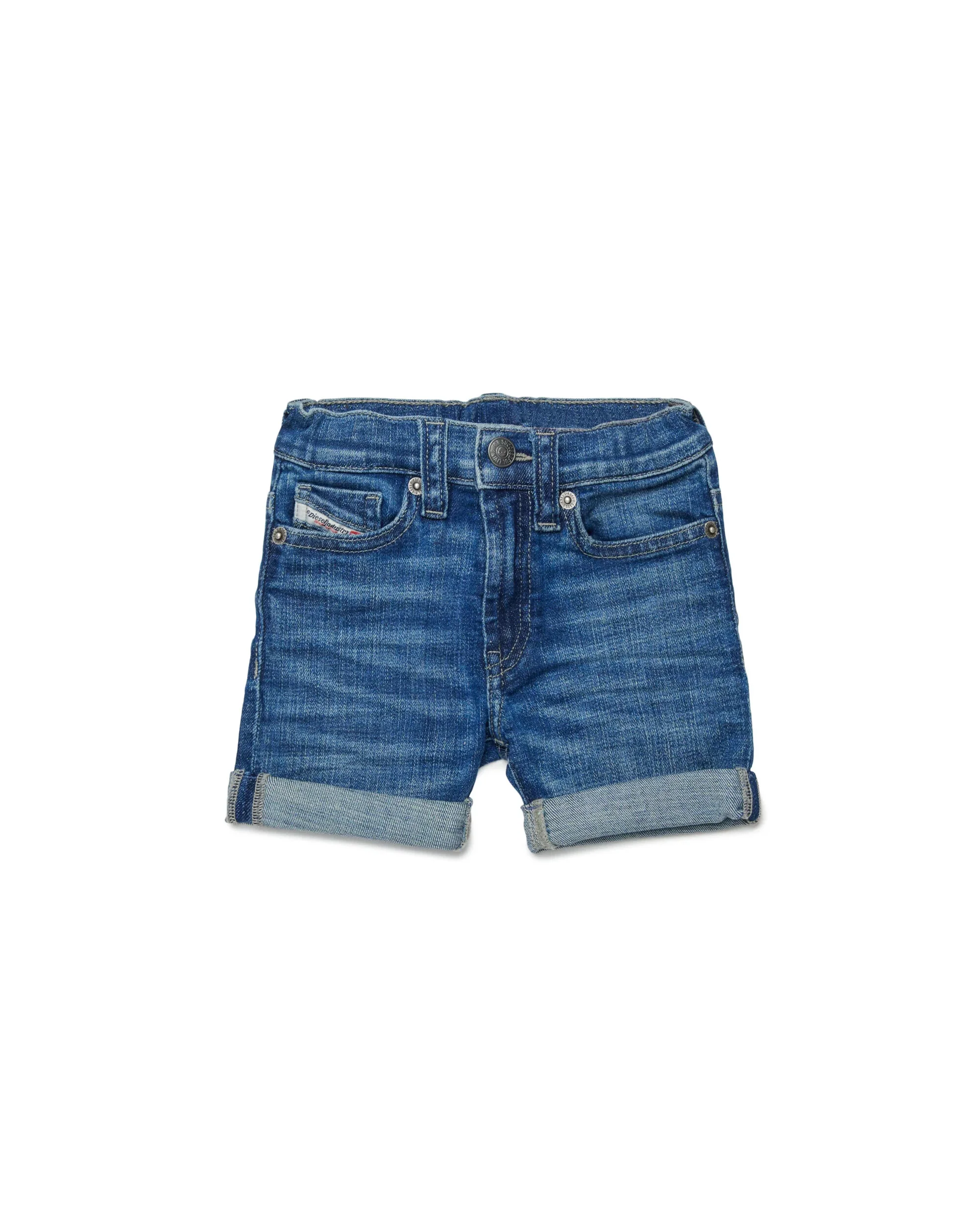 Diesel Kids Bermuda in denim Blu per Neonati