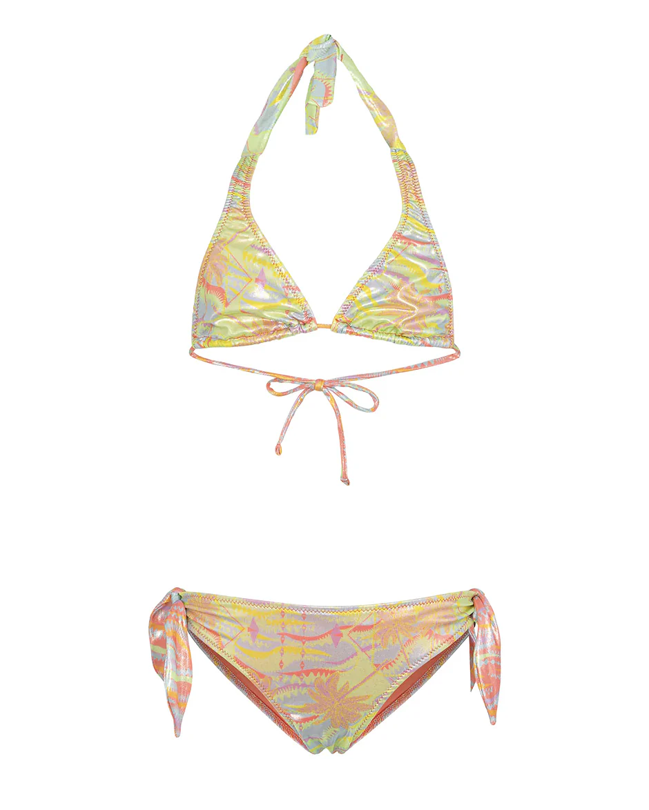 F**K Kids Costume Due Pezzi Fantasia Multicolor per Bambine