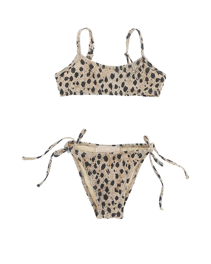 Elisabetta Franchi La Mia Bambina Costume 2pz. con Motivo Animalier per Bambine