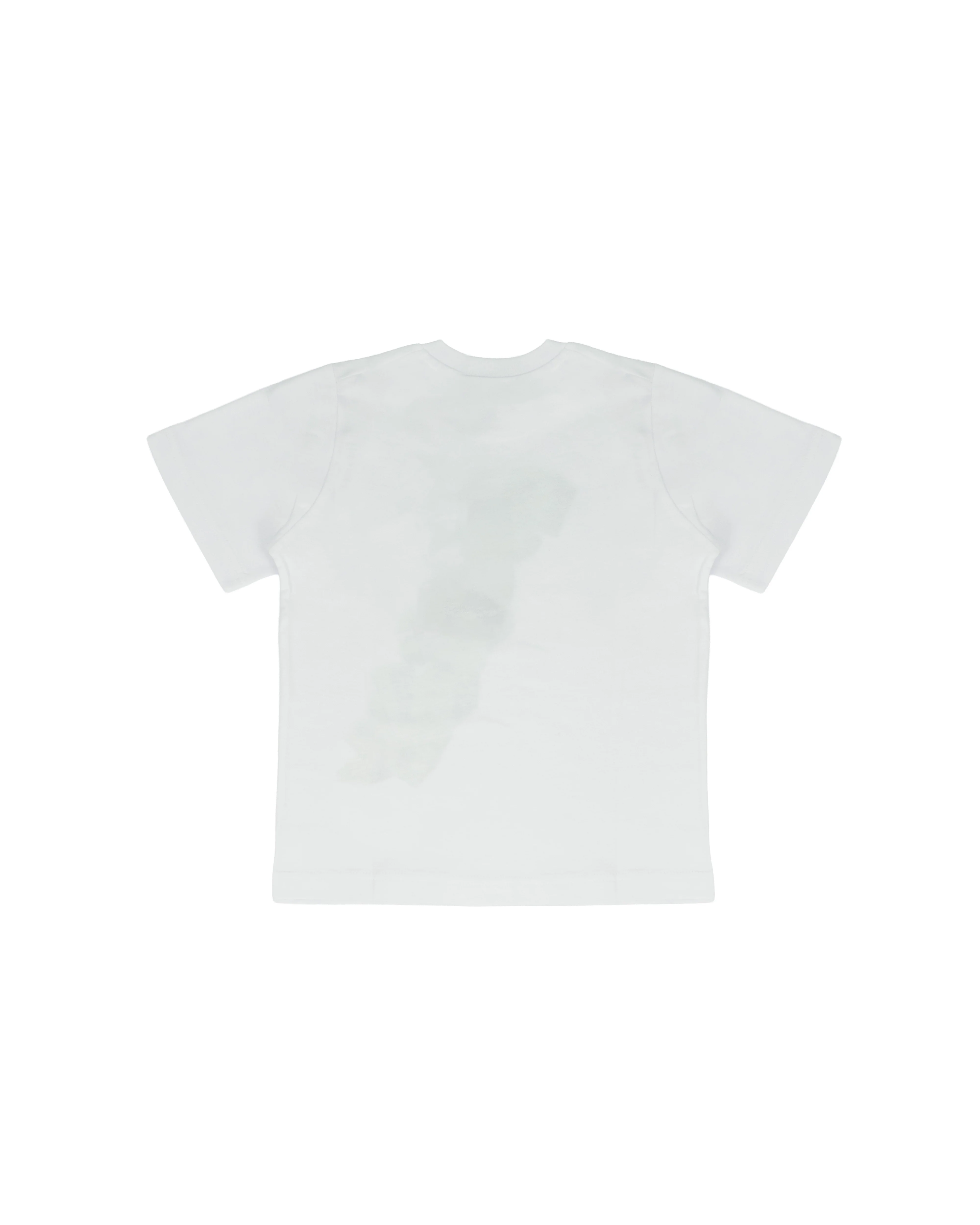Dsquared2 Kids T-Shirt Bianco con Stampa Logo Verde per Bambini