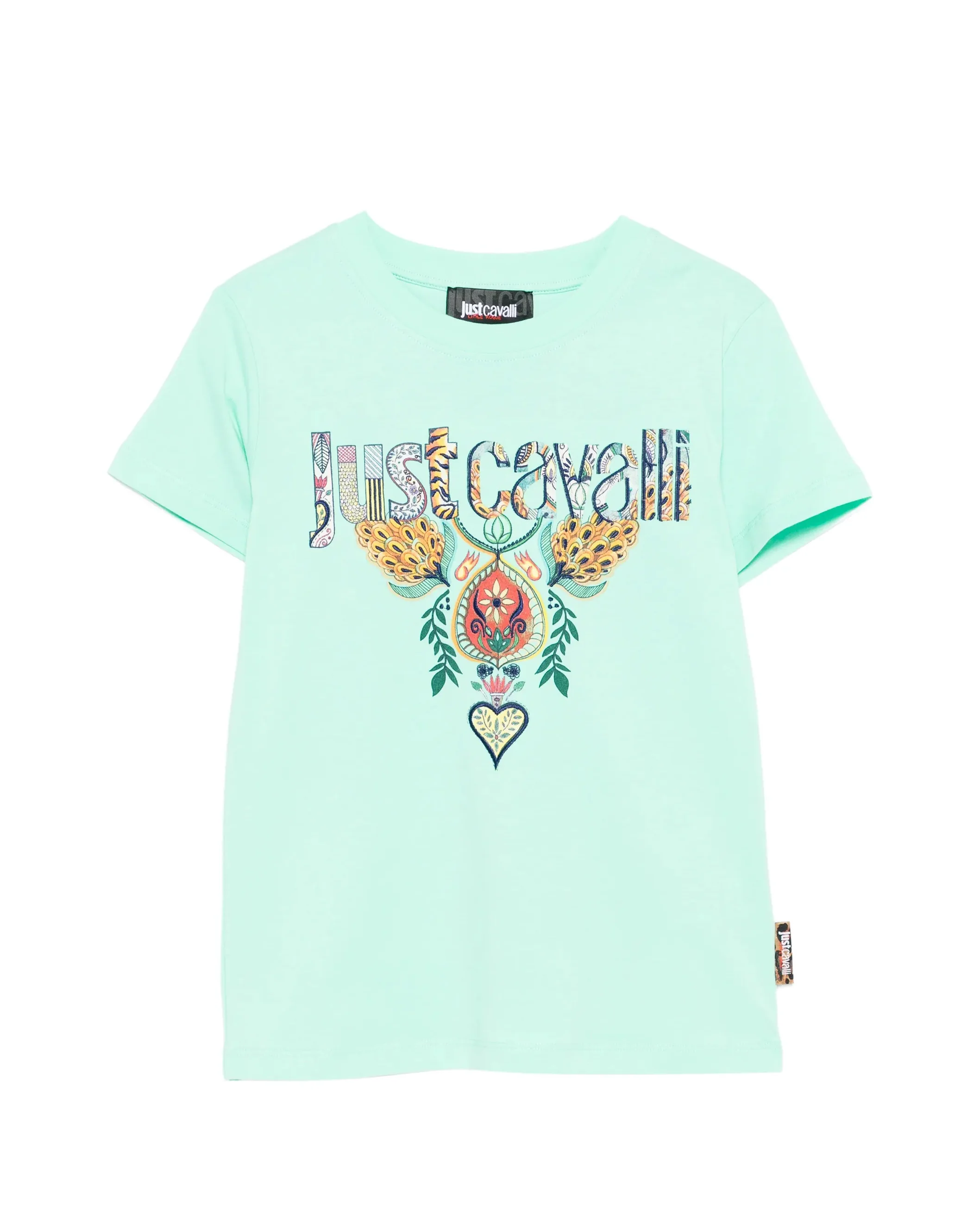 Just Cavalli Kids T-Shirt Tiffany con Stampa Logo per Bambine