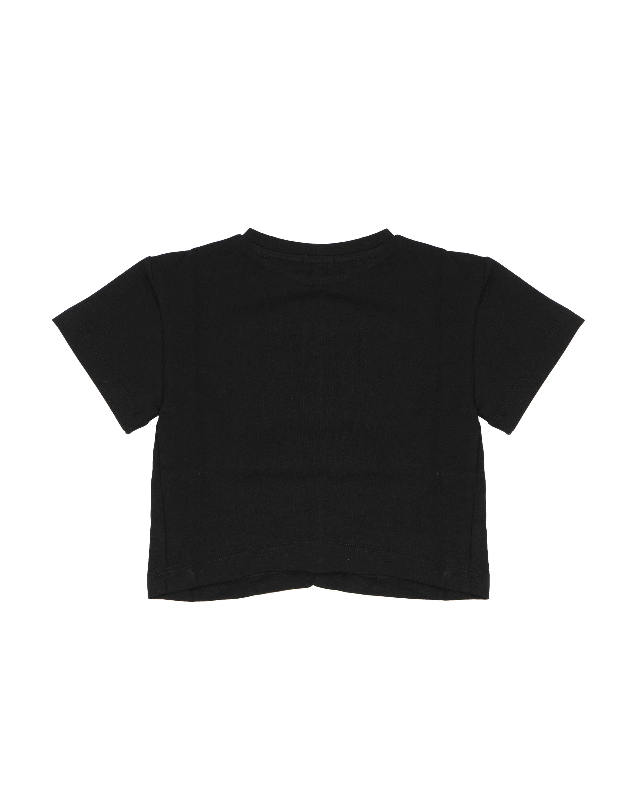 Pinko Kids T-Shirt Pristine con Arricciatura e Logo per Bambine