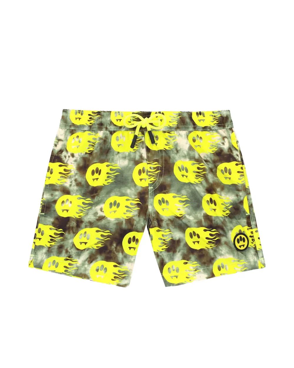 Barrow Kids Costume Short Fantasia Mimetico Logo All-Over per Bambini