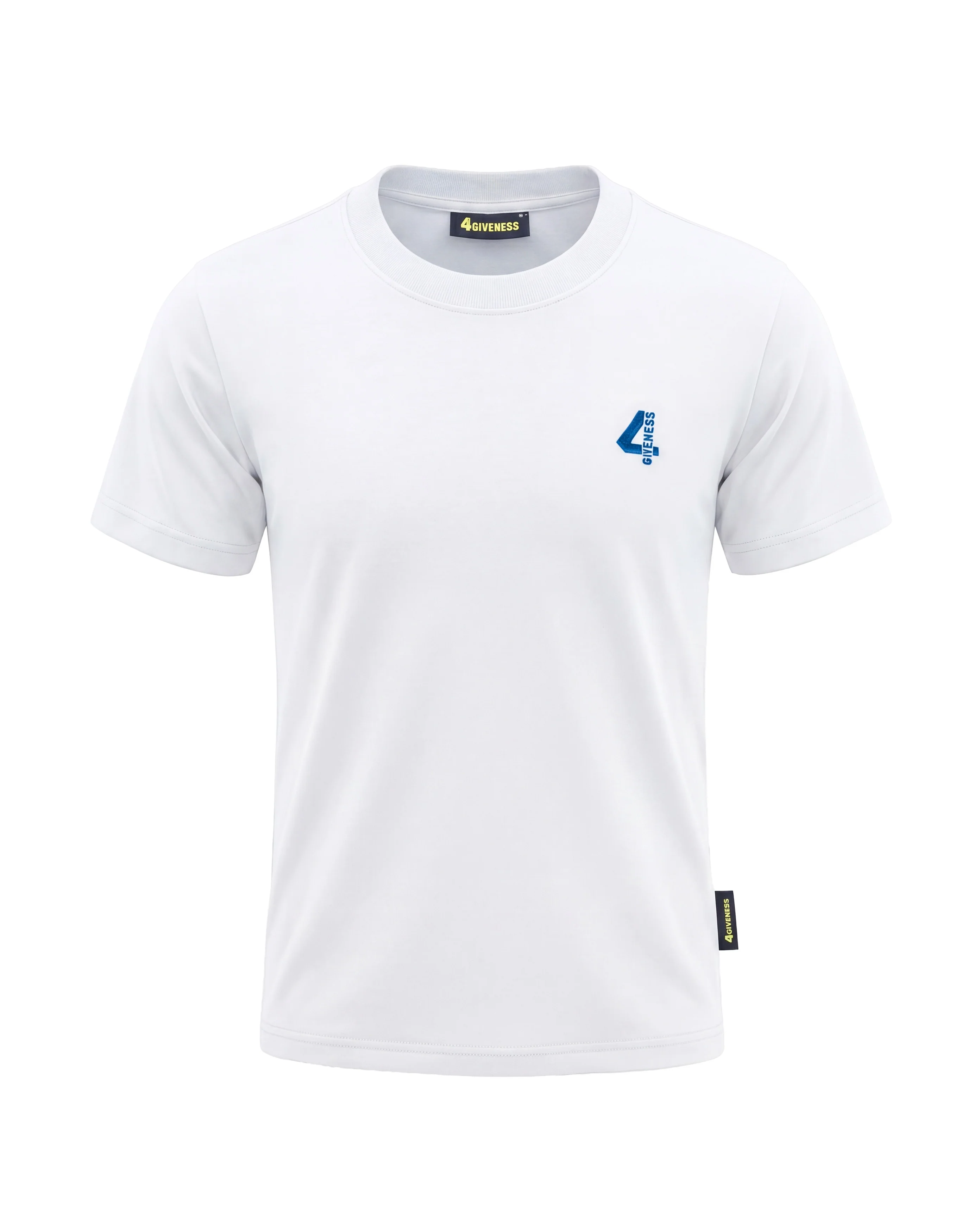 4Giveness Kids T-Shirt Bianco con Logo per Bambini