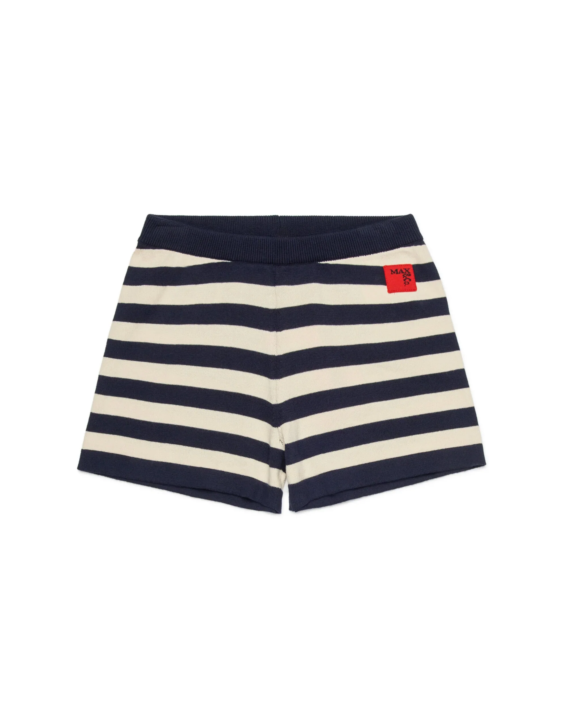Max & Co Short a Righe Blu per Bambine