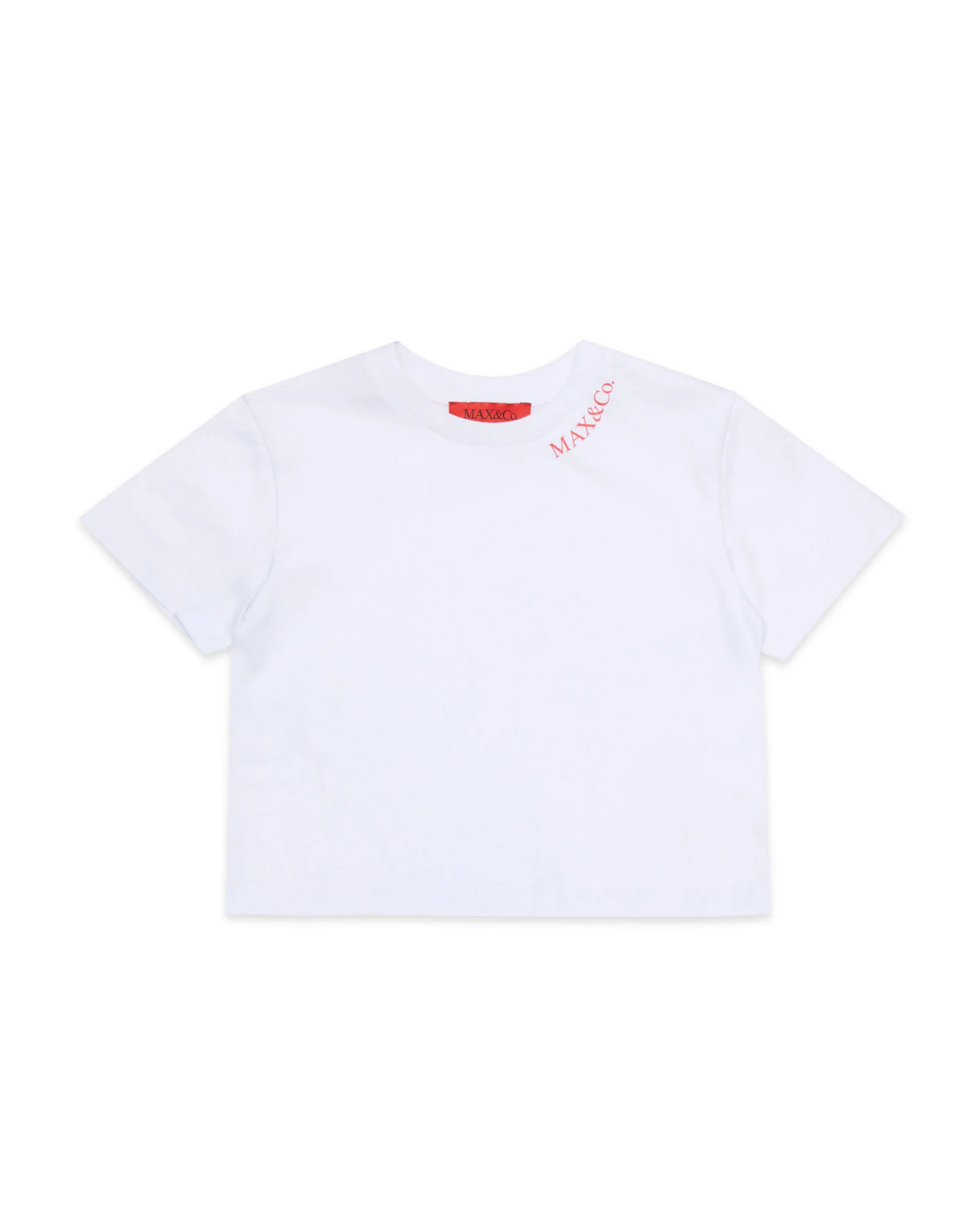 Max & Co Kids T-shirt Bianca con Stampa Logo per Bambine