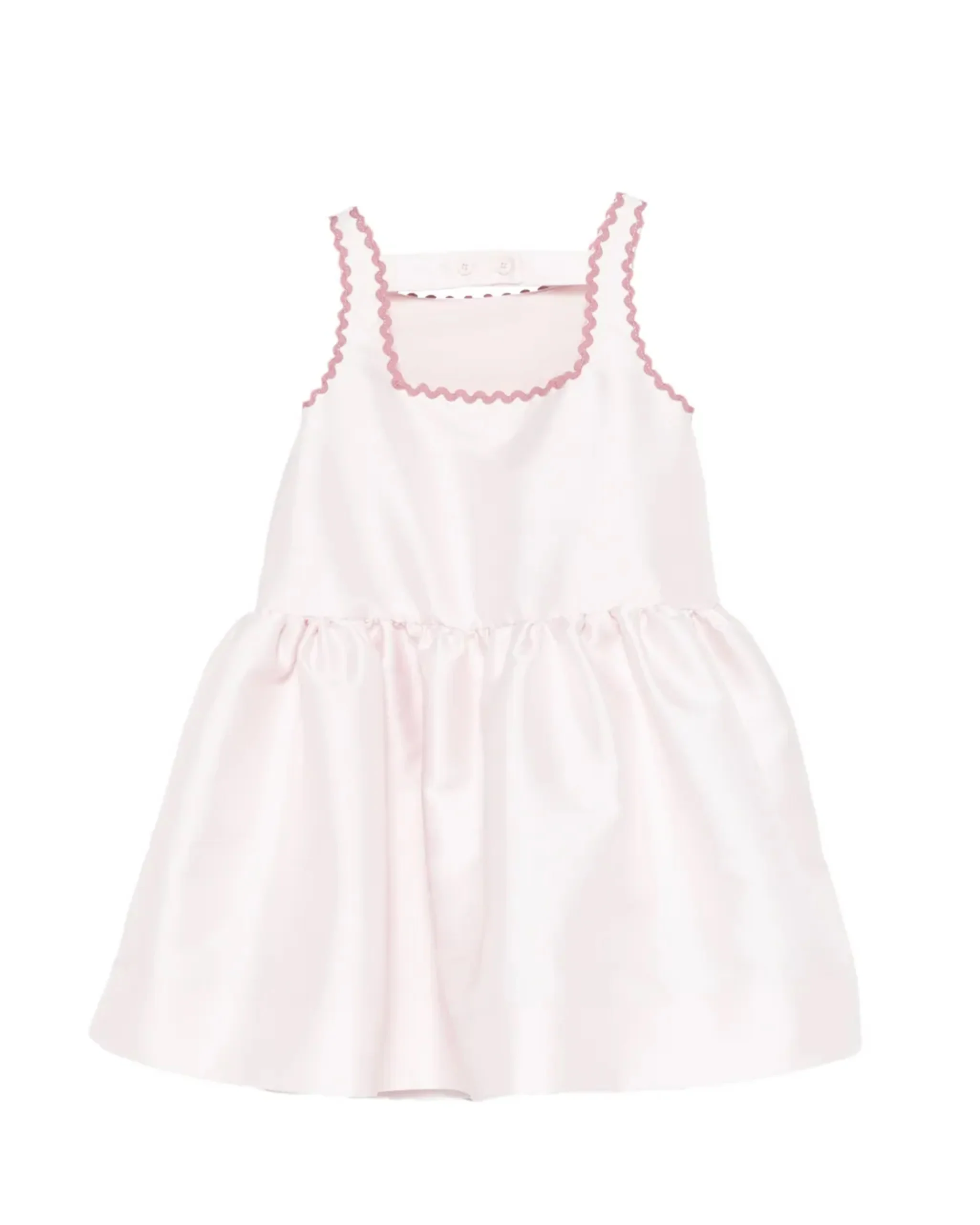 Simonetta Kids Abito Rosa da Cerimonia con Applicazione per Bambine