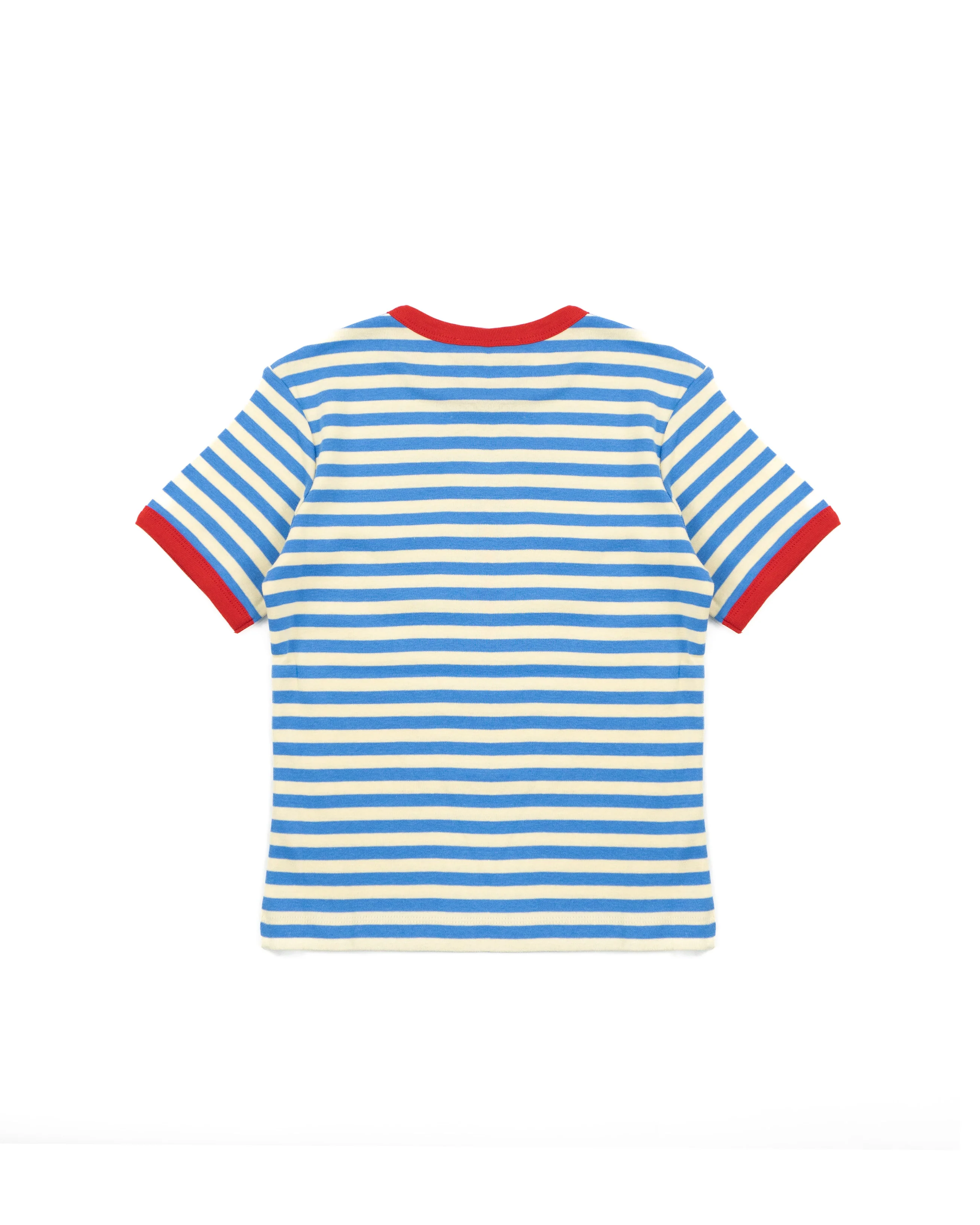 Max&Co Kids T-Shirt Azzurro/Rosso a Righe per Bambine