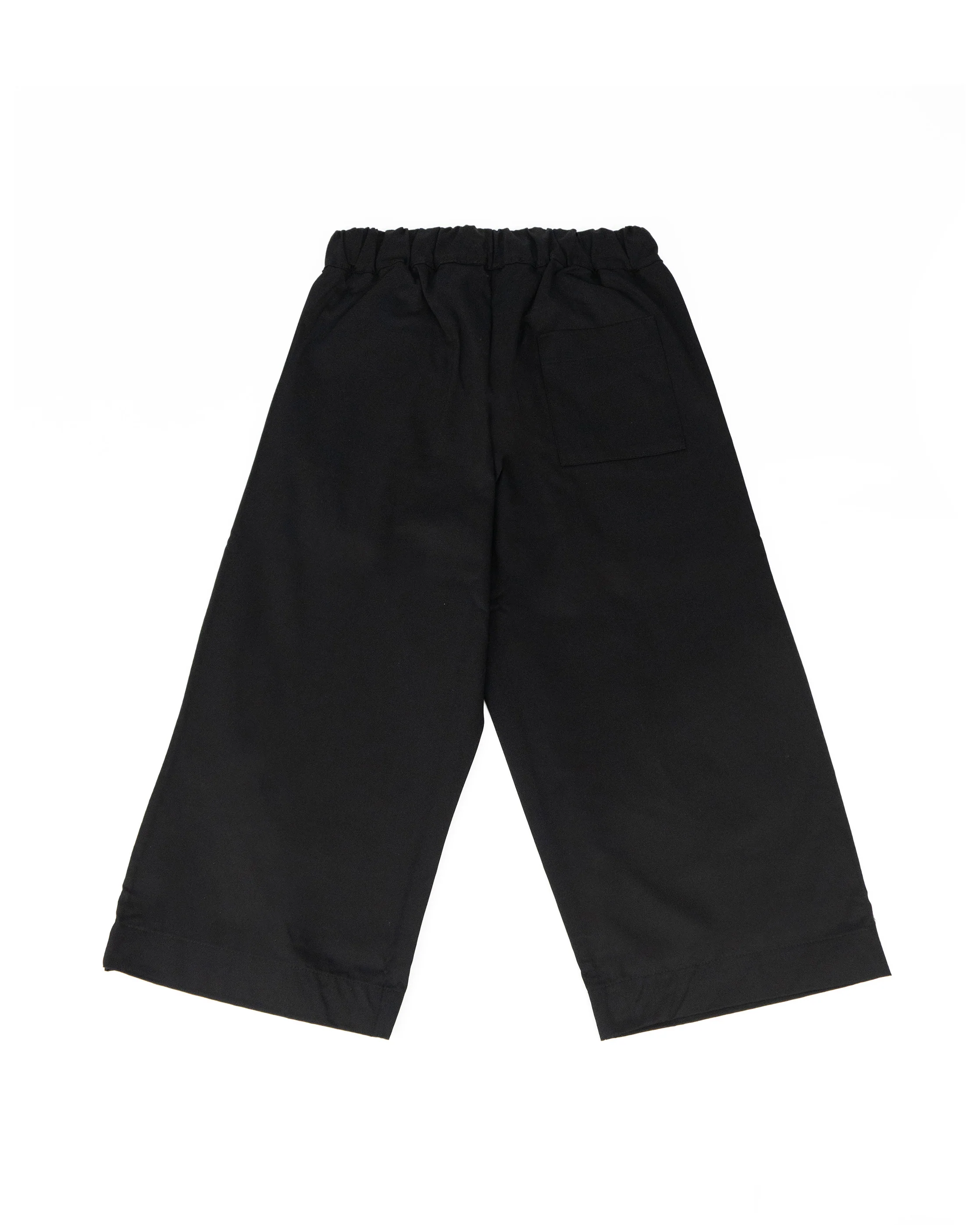 Msgm Kids Pantalone Nero Classico per Bambino