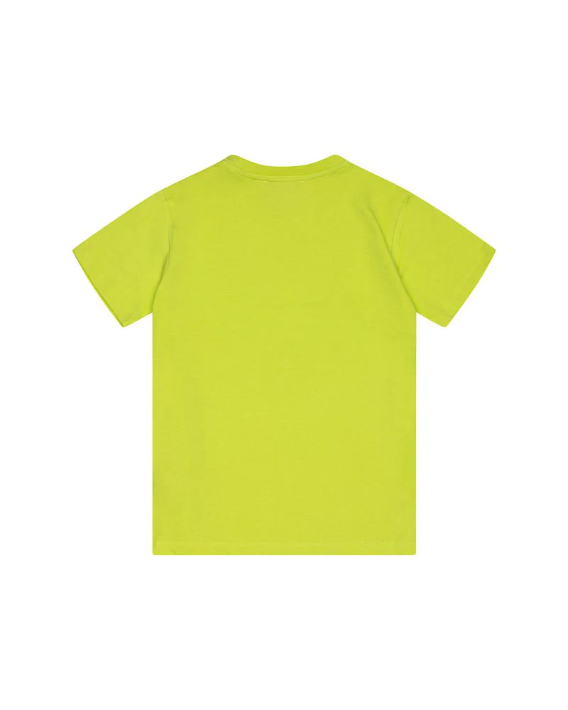 Iceberg Kids T-Shirt Lime con Stampa Logo per Bambini