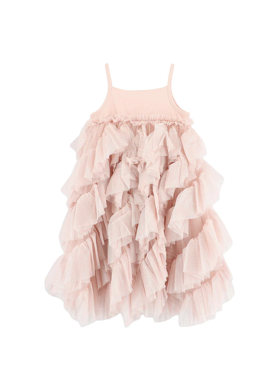 Angel's Face Kids Cascade Abito Rosa con Tulle per Bambine