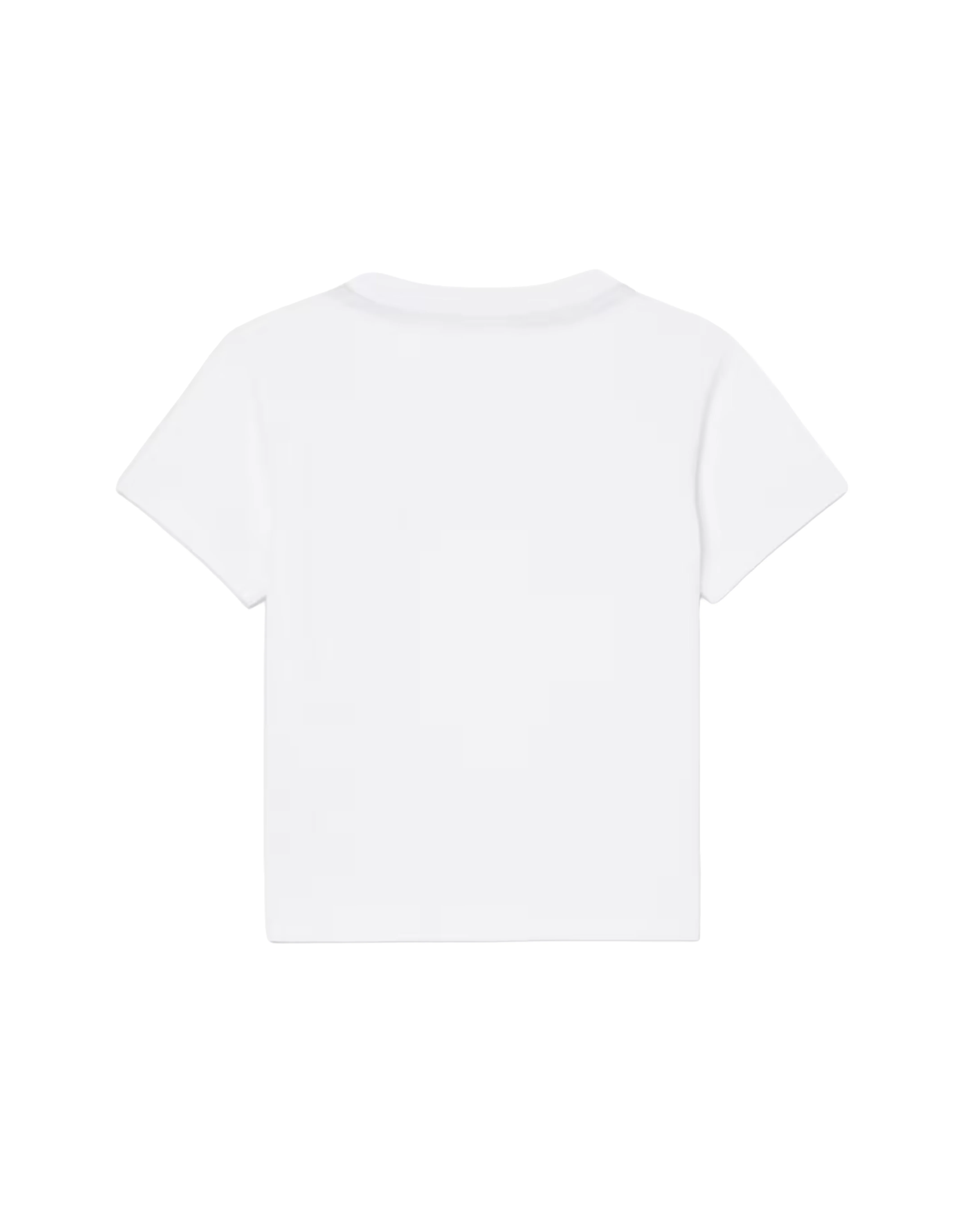 Lacoste Kids T-Shirt Bianca con Ricamo Logo Unisex