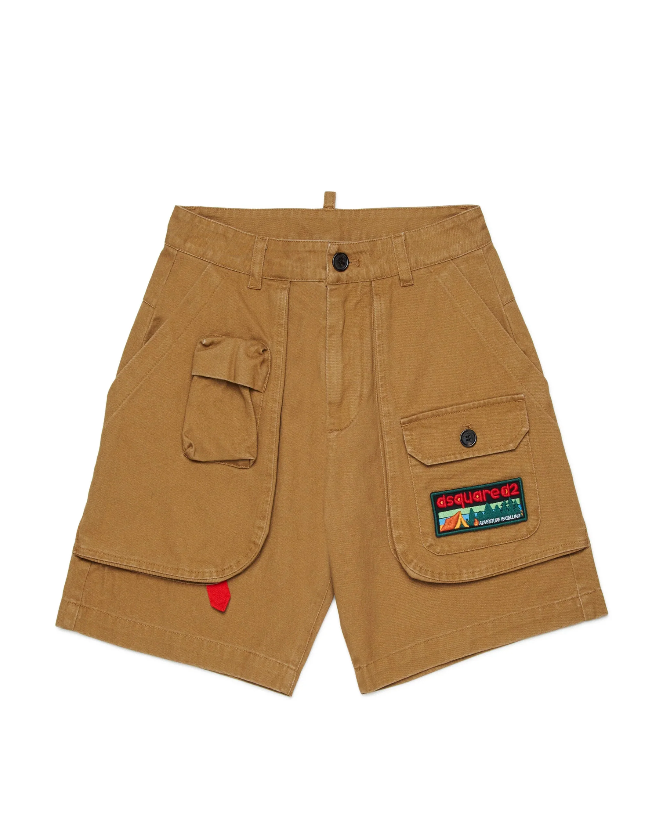 Dsquare2 Kids Bermuda Bronze Brown Cargo per Bambini
